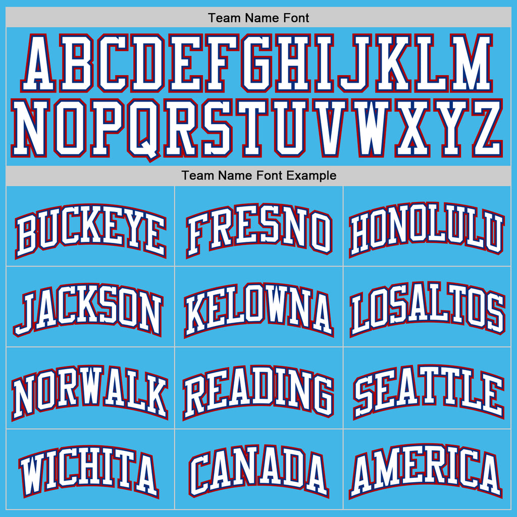 Custom Sky Blue White Royal-Red Authentic Basketball Jersey