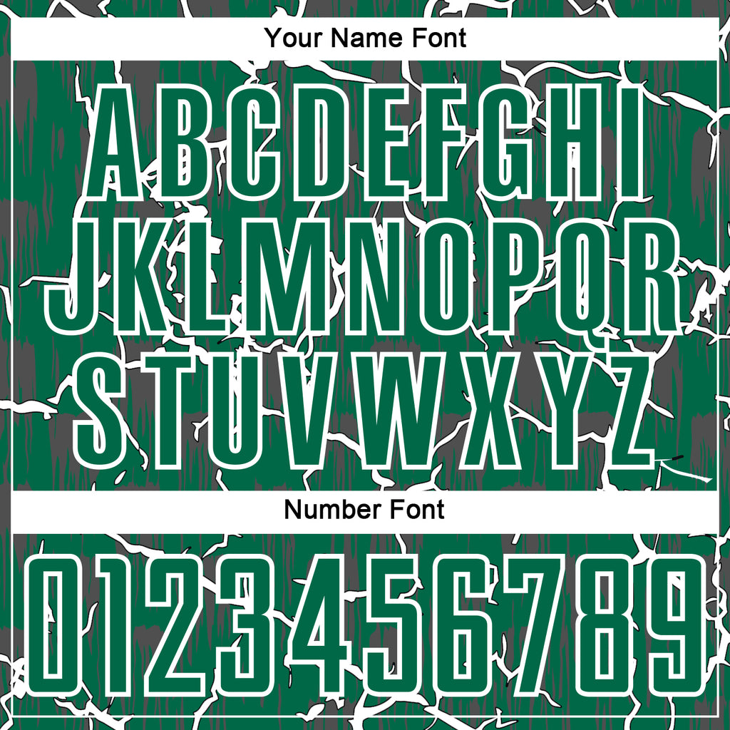 Custom Kelly Green White Lightning Sublimation Soccer Uniform Jersey