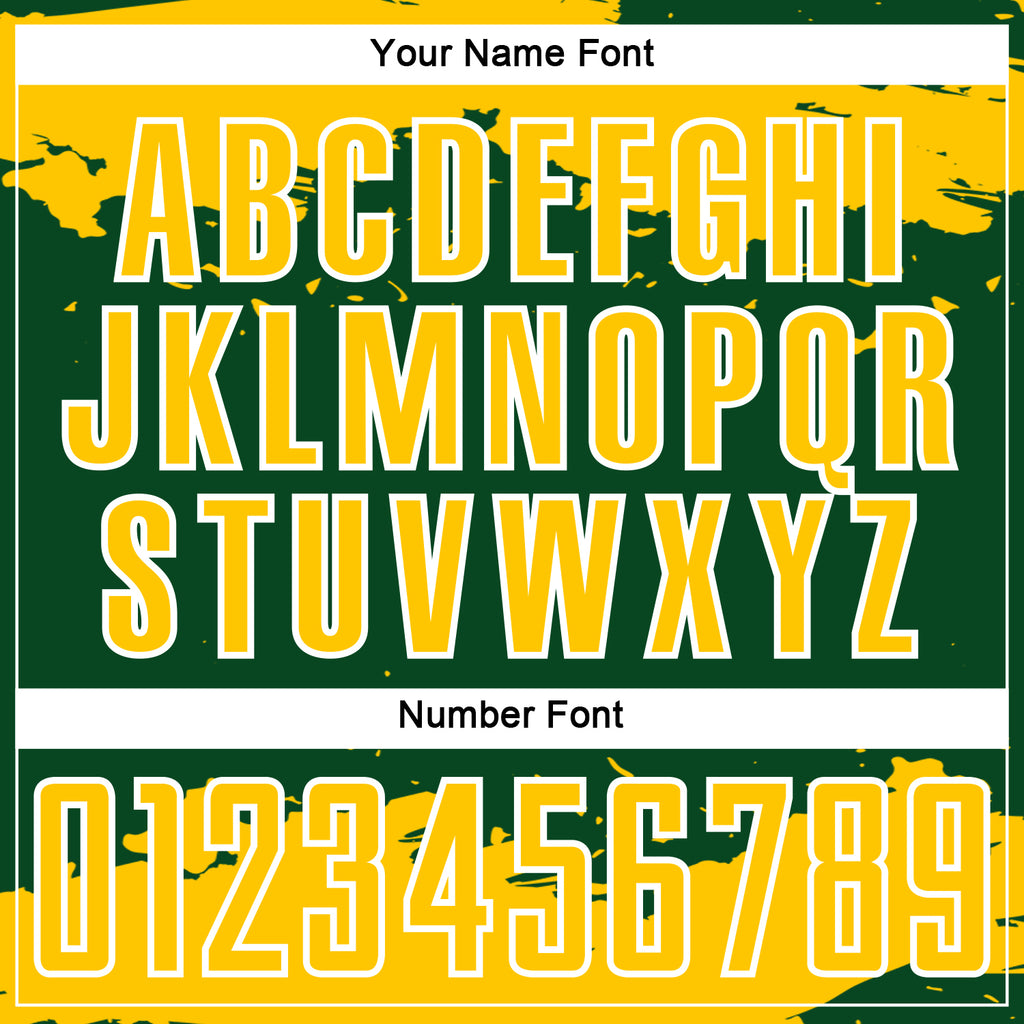 Custom Green Yellow-White Abstract Fragment Art Sublimation Soccer Uniform Jersey