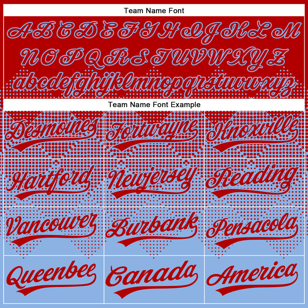 Custom Red Light Blue 3D Gradient Square Shape Two-Button Unisex Softball Jersey