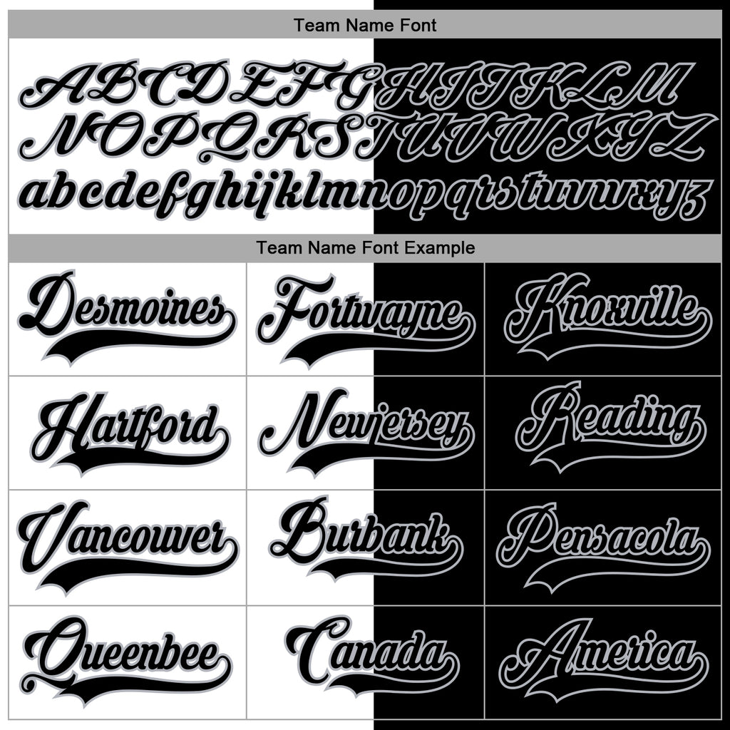 Custom Black Gray-White Split Fashion Hockey Lace Neck Jersey