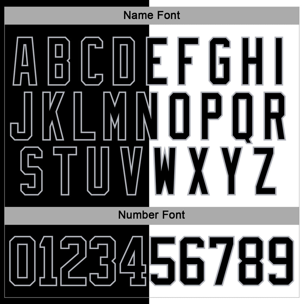 Custom Black Gray-White Split Fashion Hockey Lace Neck Jersey