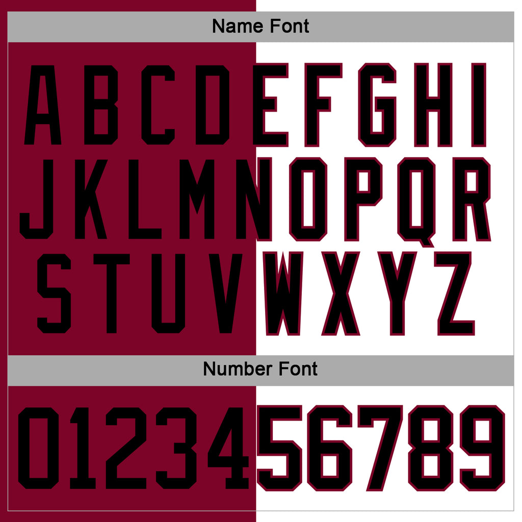 Custom Maroon Black-White Split Fashion Hockey Lace Neck Jersey