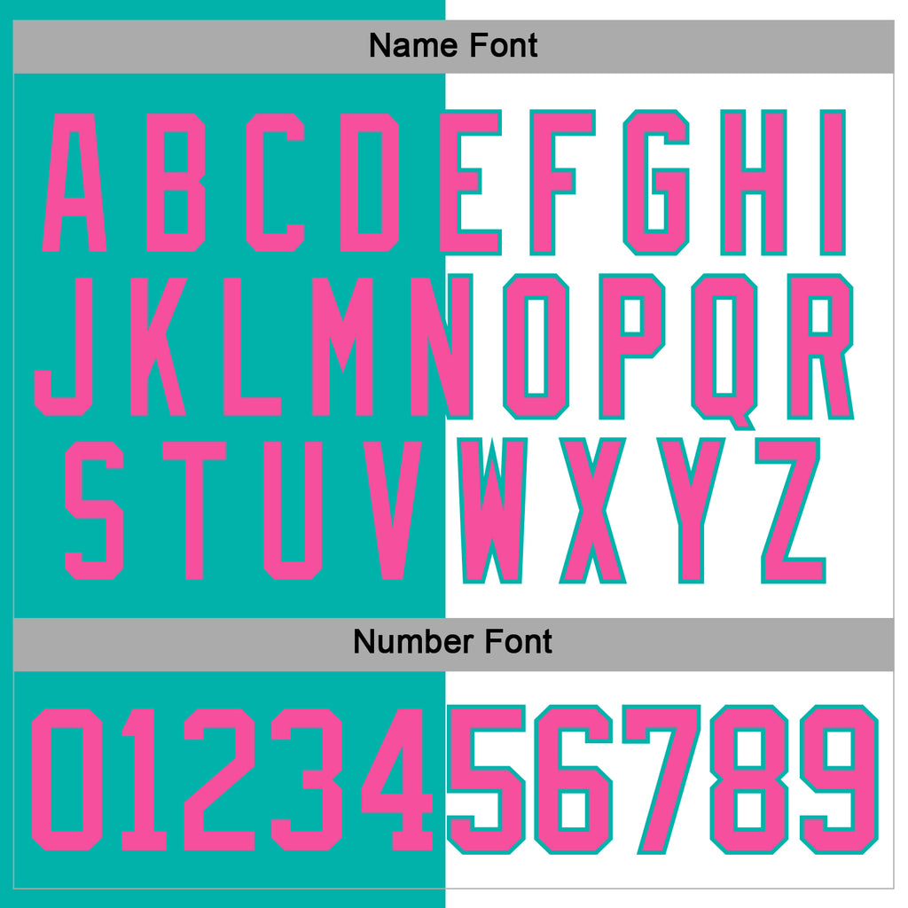 Custom Aqua Pink-White Split Fashion Hockey Lace Neck Jersey