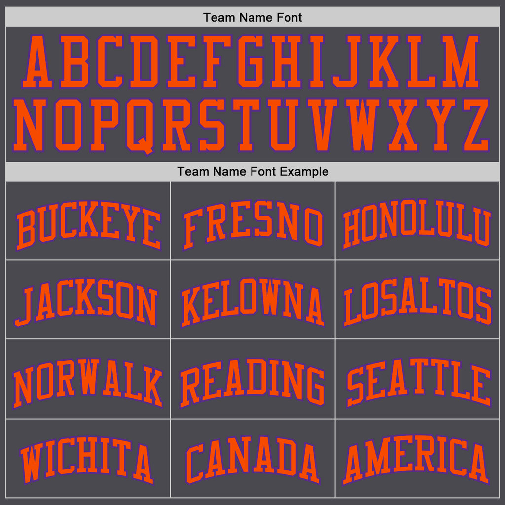 Custom Steel Gray Purple-Orange Authentic Basketball Jersey