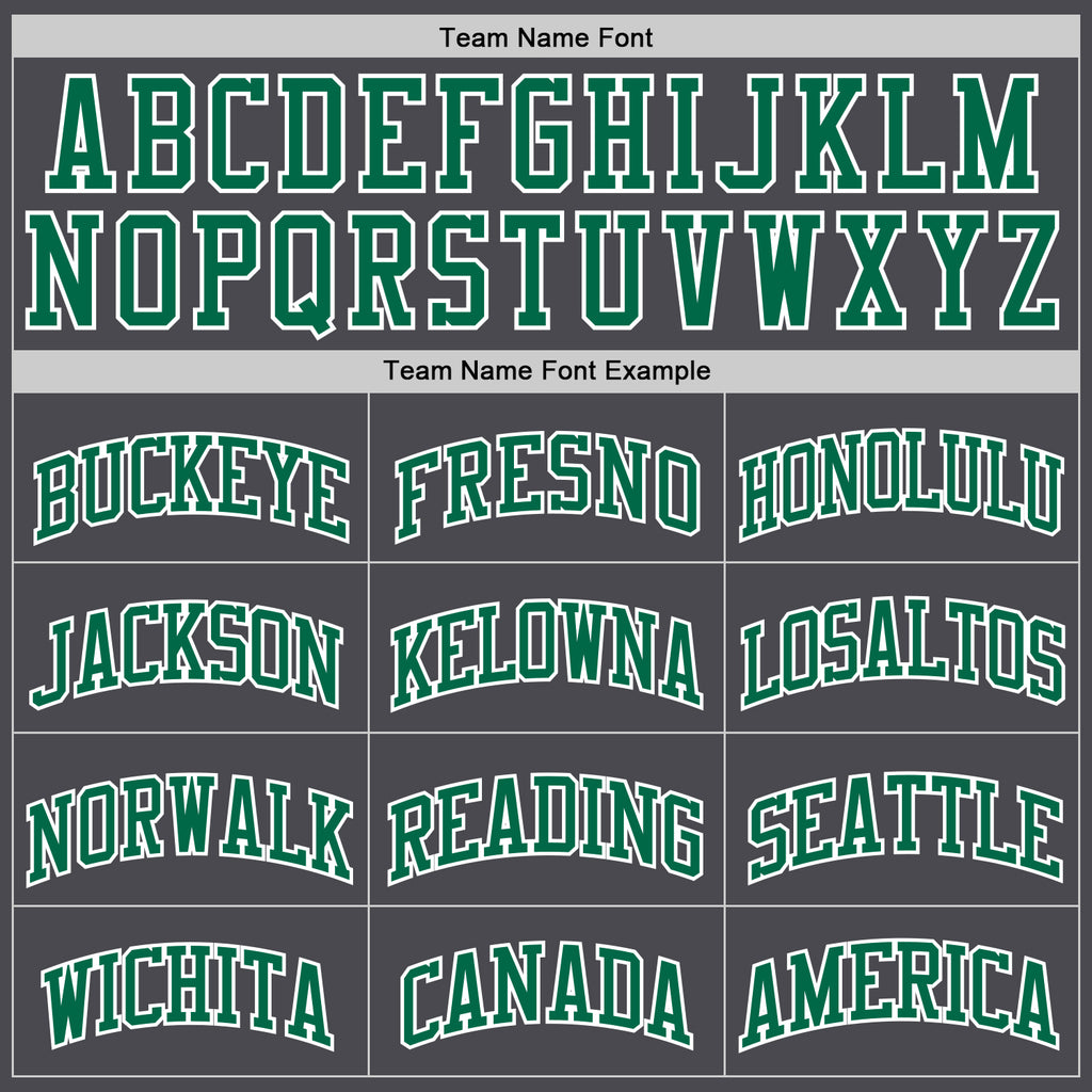 Custom Steel Gray Kelly Green-White Authentic Basketball Jersey