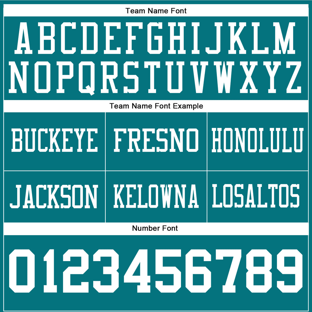Custom Teal White Authentic Football Jersey