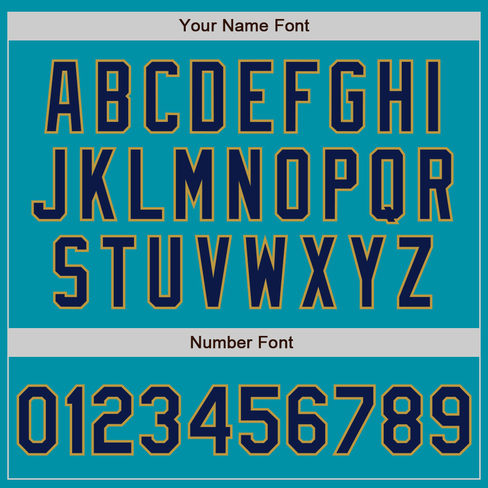 Custom Stitched Teal Navy-Old Gold Baseball Pullover Sweatshirt Hoodie