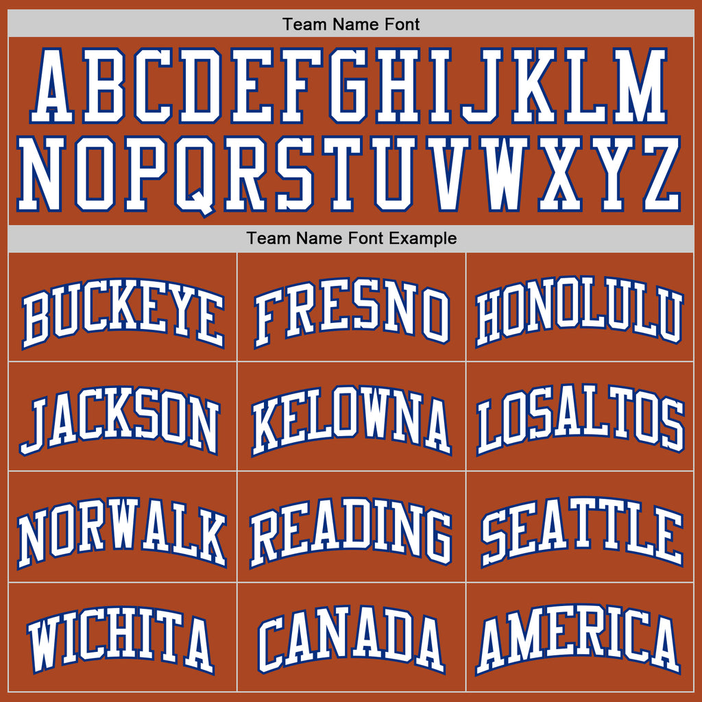 Custom Texas Orange White-Royal Authentic Basketball Jersey
