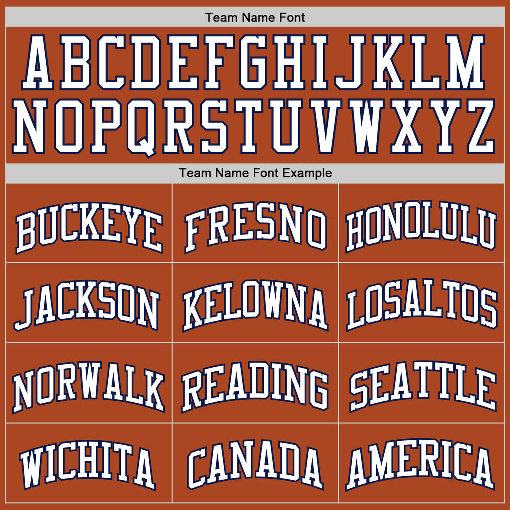 Custom Texas Orange White-Navy Authentic Basketball Jersey