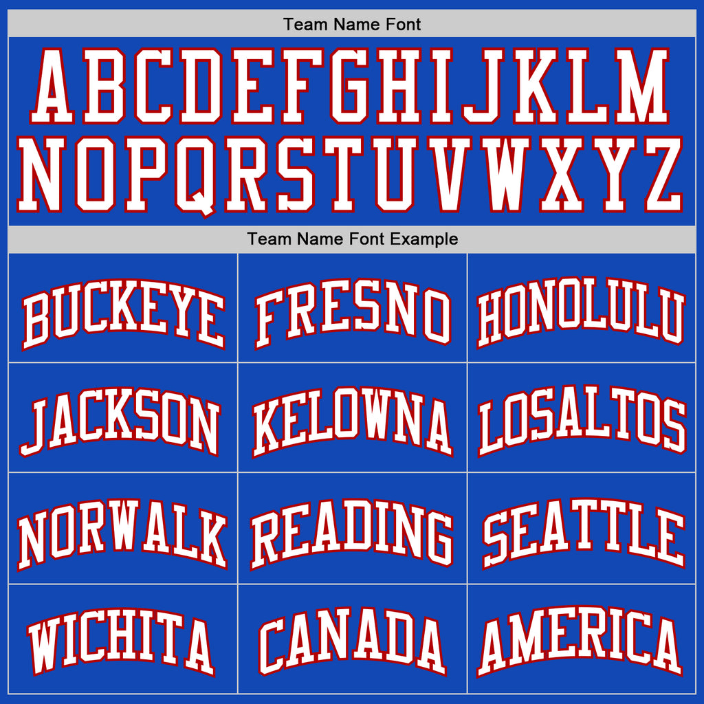 Custom Thunder Blue White-Red Authentic Basketball Jersey