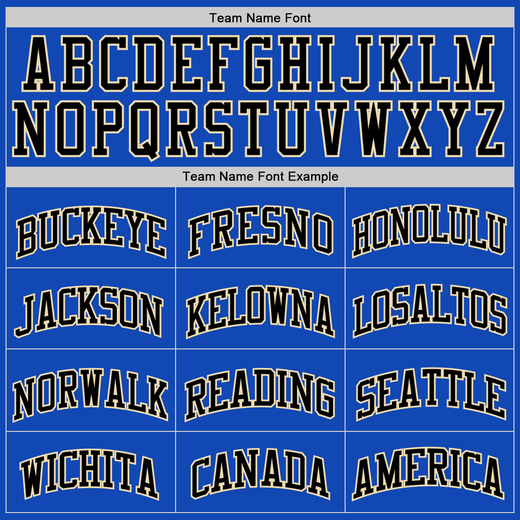 Custom Thunder Blue Black-Cream Authentic Basketball Jersey