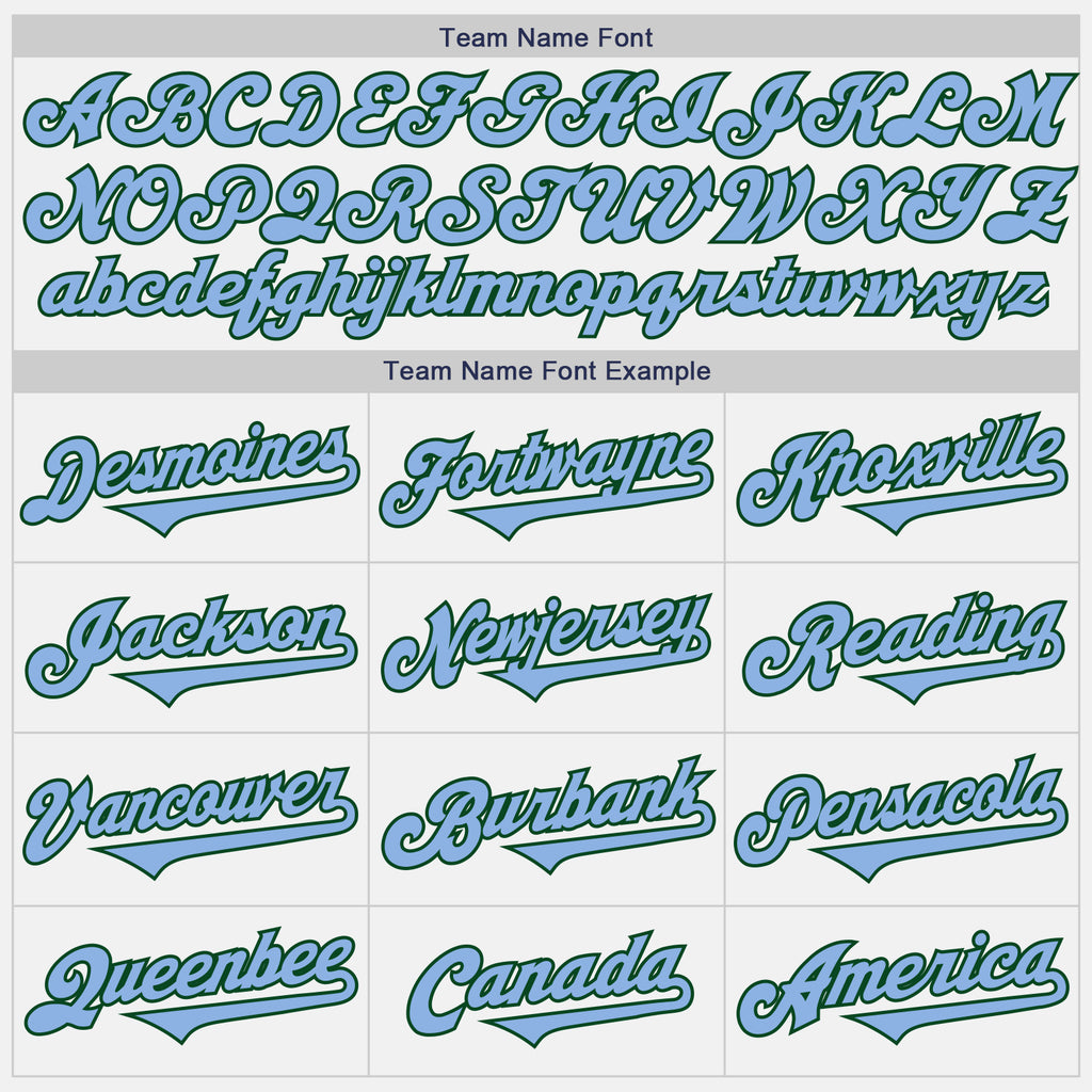 Custom White Light Blue-Green Authentic Two Tone Baseball Jersey