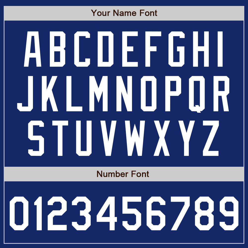 Custom Royal White Authentic Two Tone Baseball Jersey