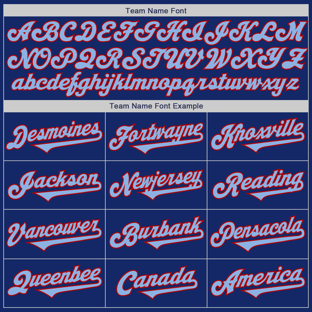 Custom Royal Light Blue-Gold Authentic Two Tone Baseball Jersey