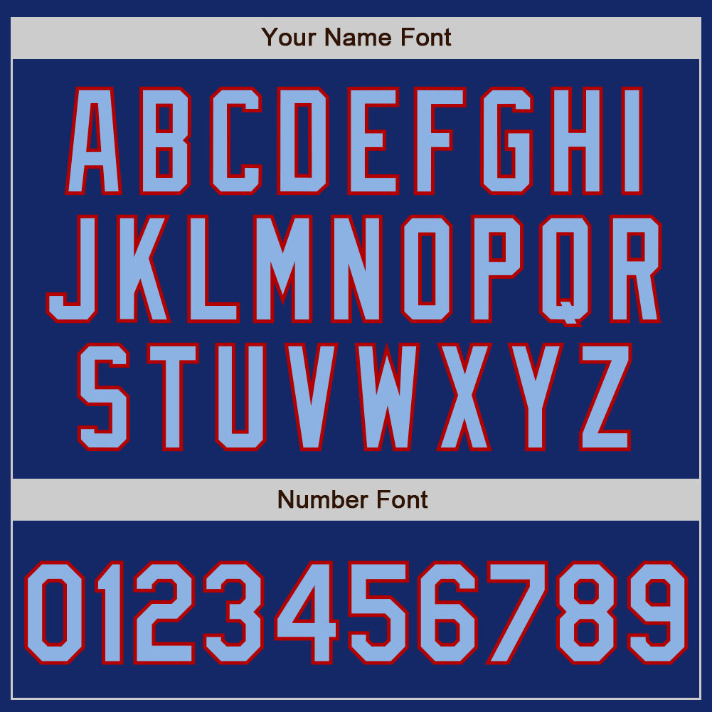 Custom Royal Light Blue-Gold Authentic Two Tone Baseball Jersey