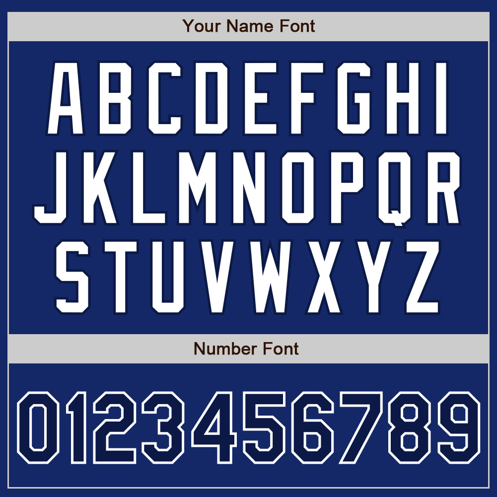 Custom Royal Navy-White Authentic Two Tone Baseball Jersey