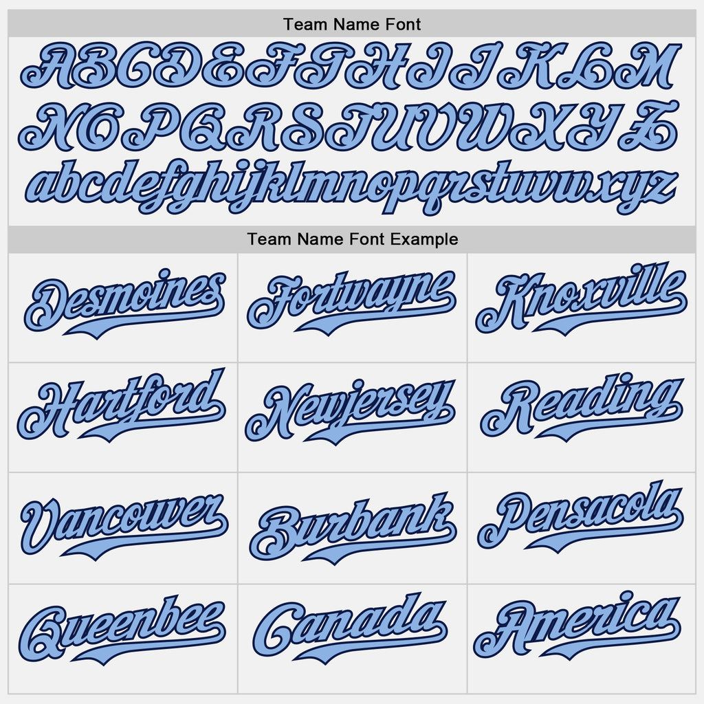 Custom White Light Blue Pinstripe Navy Authentic Two Tone Baseball Jersey