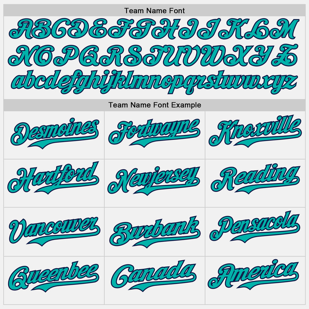Custom White Aqua Pinstripe Navy Authentic Two Tone Baseball Jersey