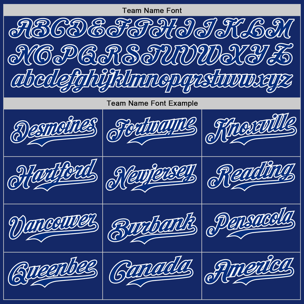 Custom Royal White Pinstripe White Authentic Two Tone Baseball Jersey