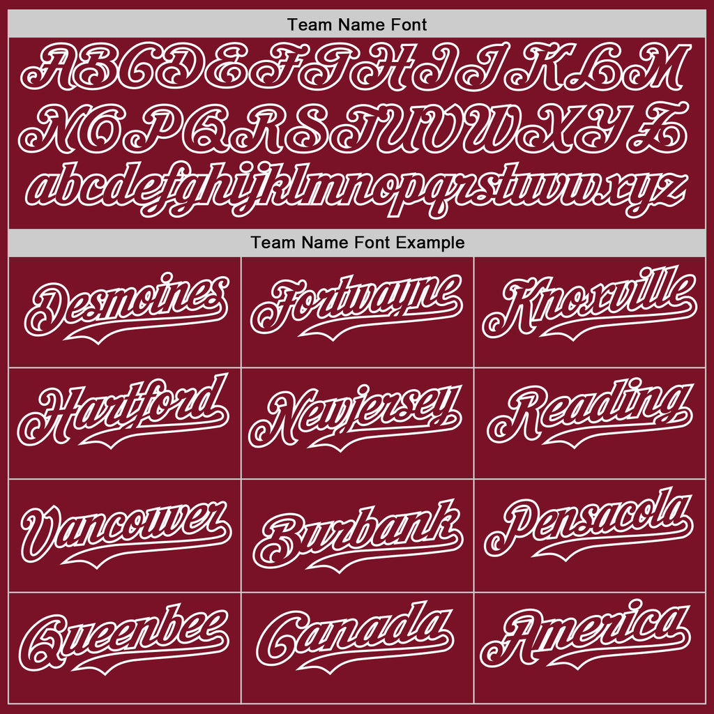 Custom Crimson White Pinstripe White Authentic Two Tone Baseball Jersey