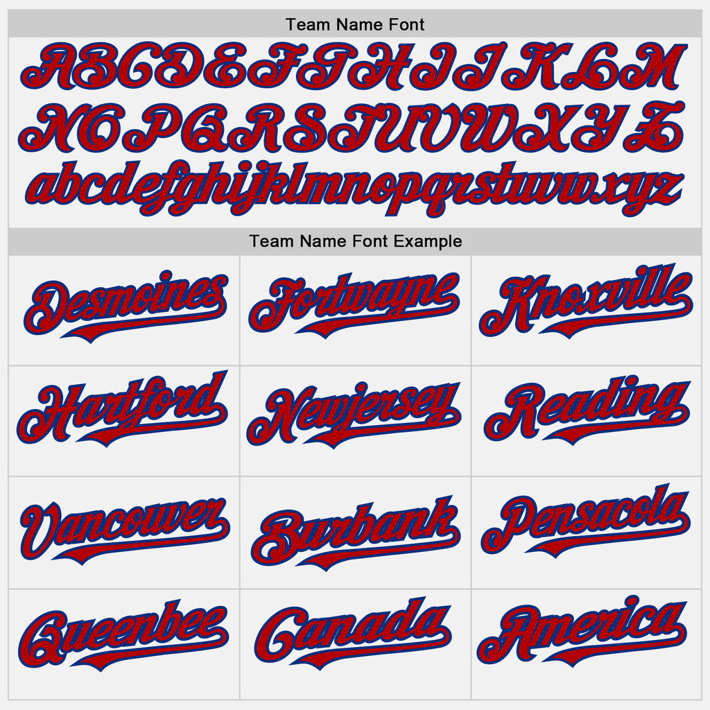 Custom White (Royal Red Pinstripe) Red-Royal Authentic Baseball Jersey