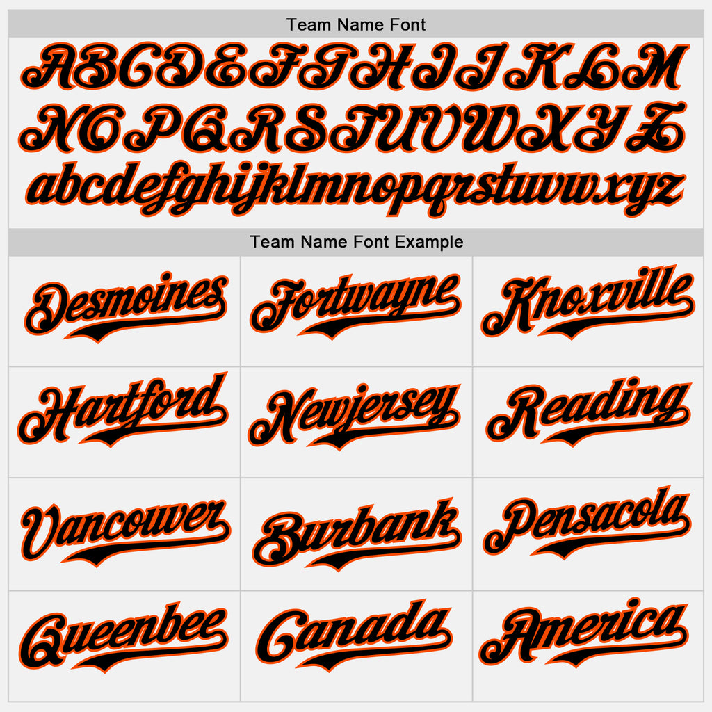 Custom White Black Pinstripe Orange Authentic Baseball Jersey