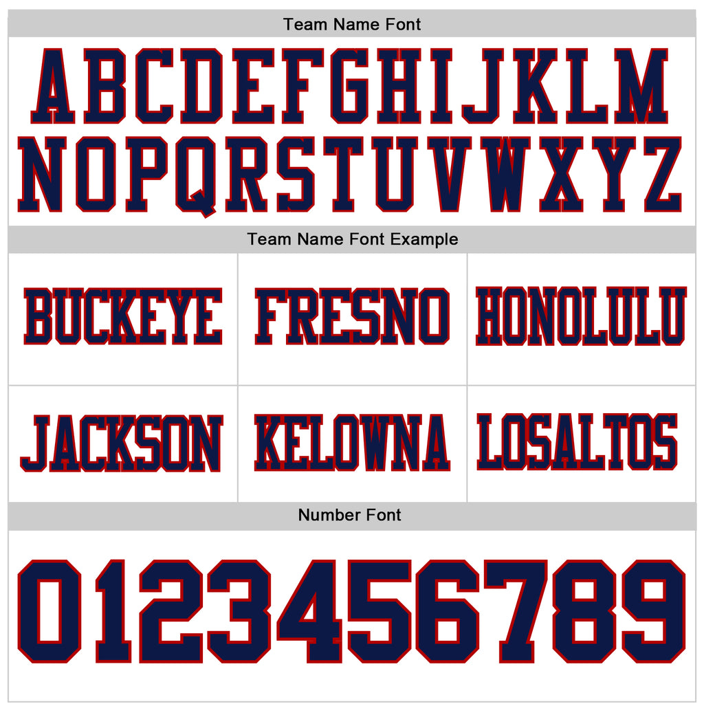 Custom White Navy-Red Mesh Authentic Football Jersey
