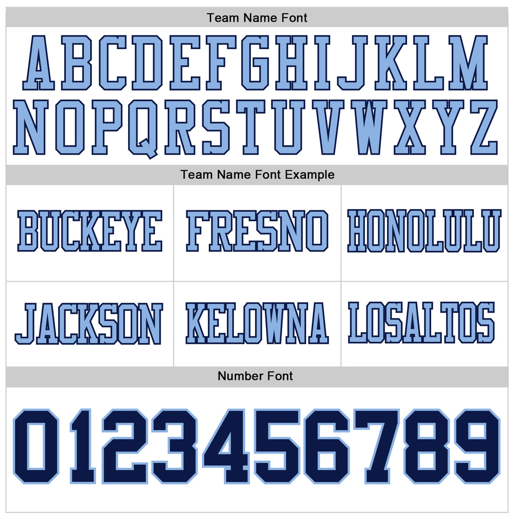 Custom White Navy-Light Blue Mesh Authentic Football Jersey