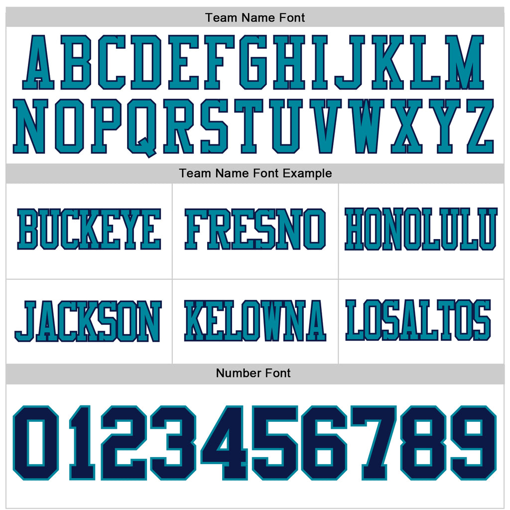 Custom White Navy-Teal Mesh Authentic Football Jersey