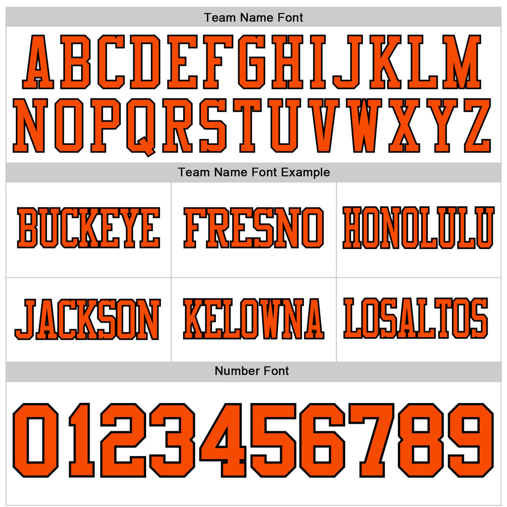 Custom White Orange-Black Mesh Authentic Football Jersey