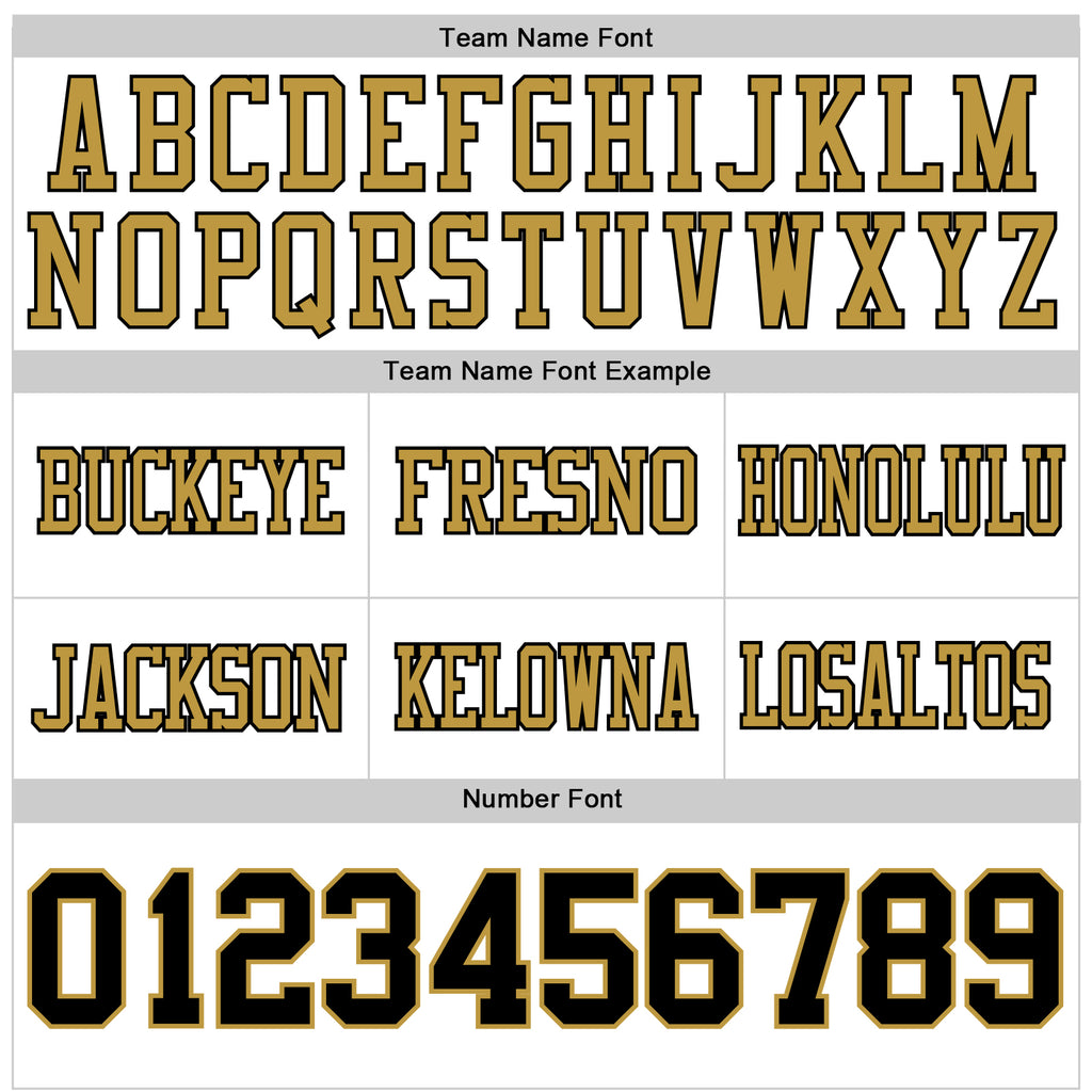 Custom White Black-Old Gold Mesh Authentic Football Jersey