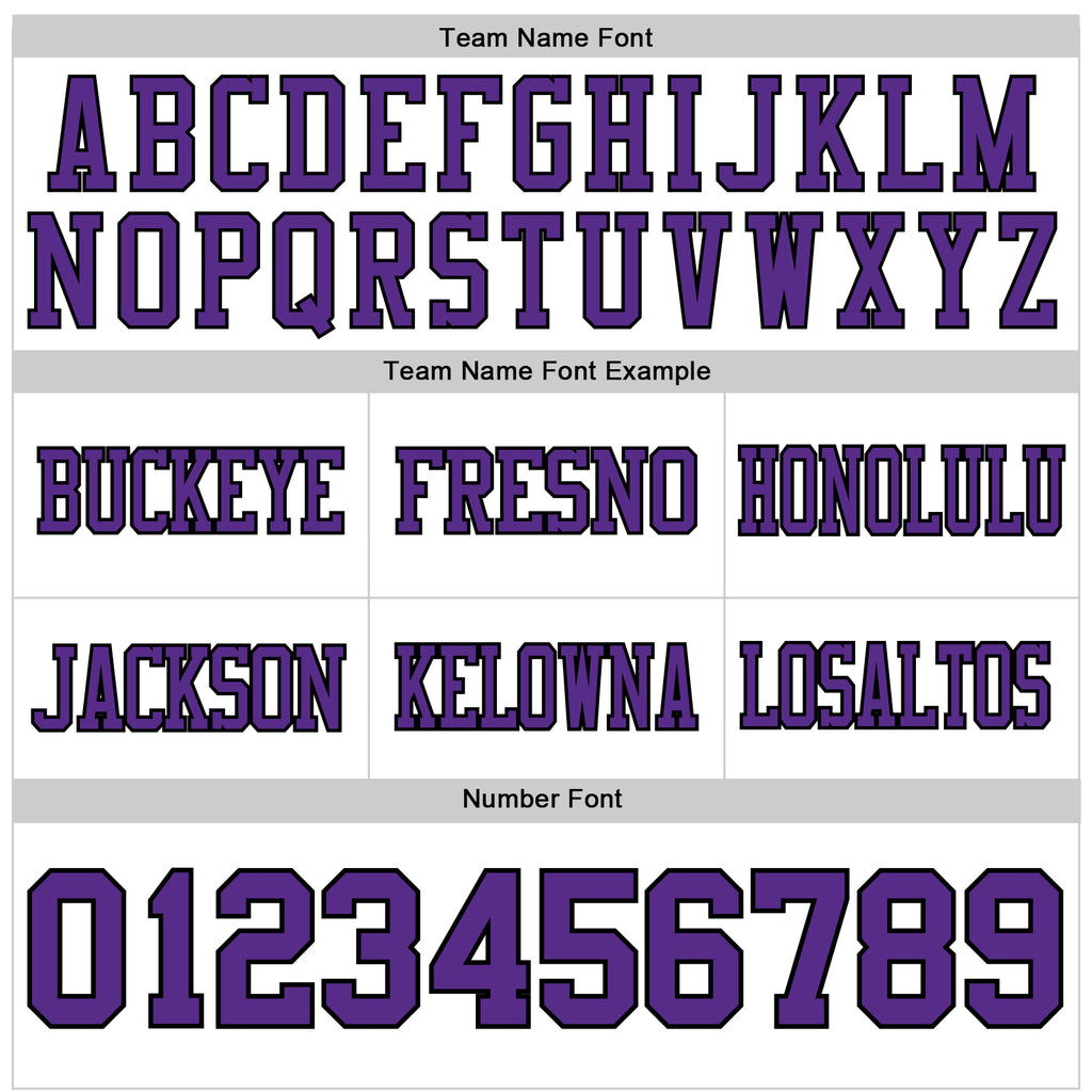 Custom White Purple-Black Mesh Authentic Football Jersey