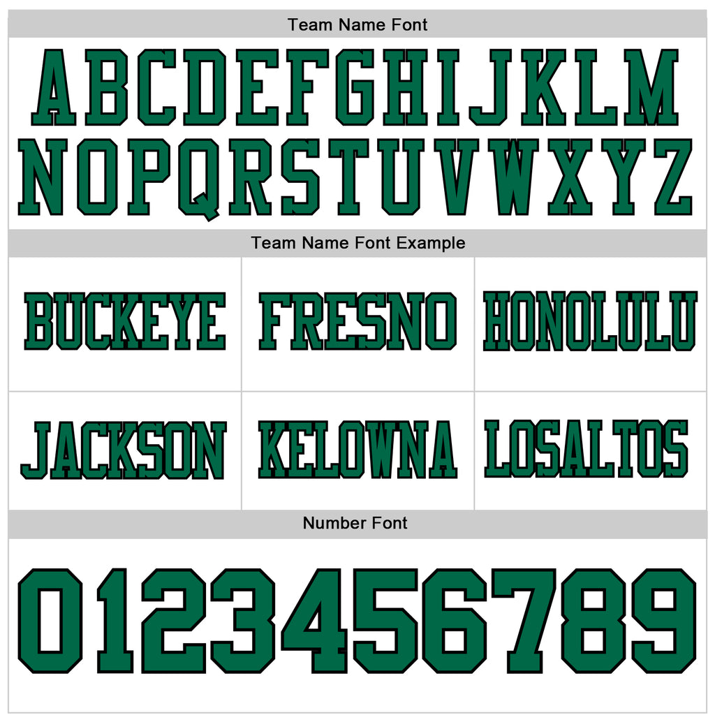 Custom White Kelly Green-Black Mesh Authentic Football Jersey