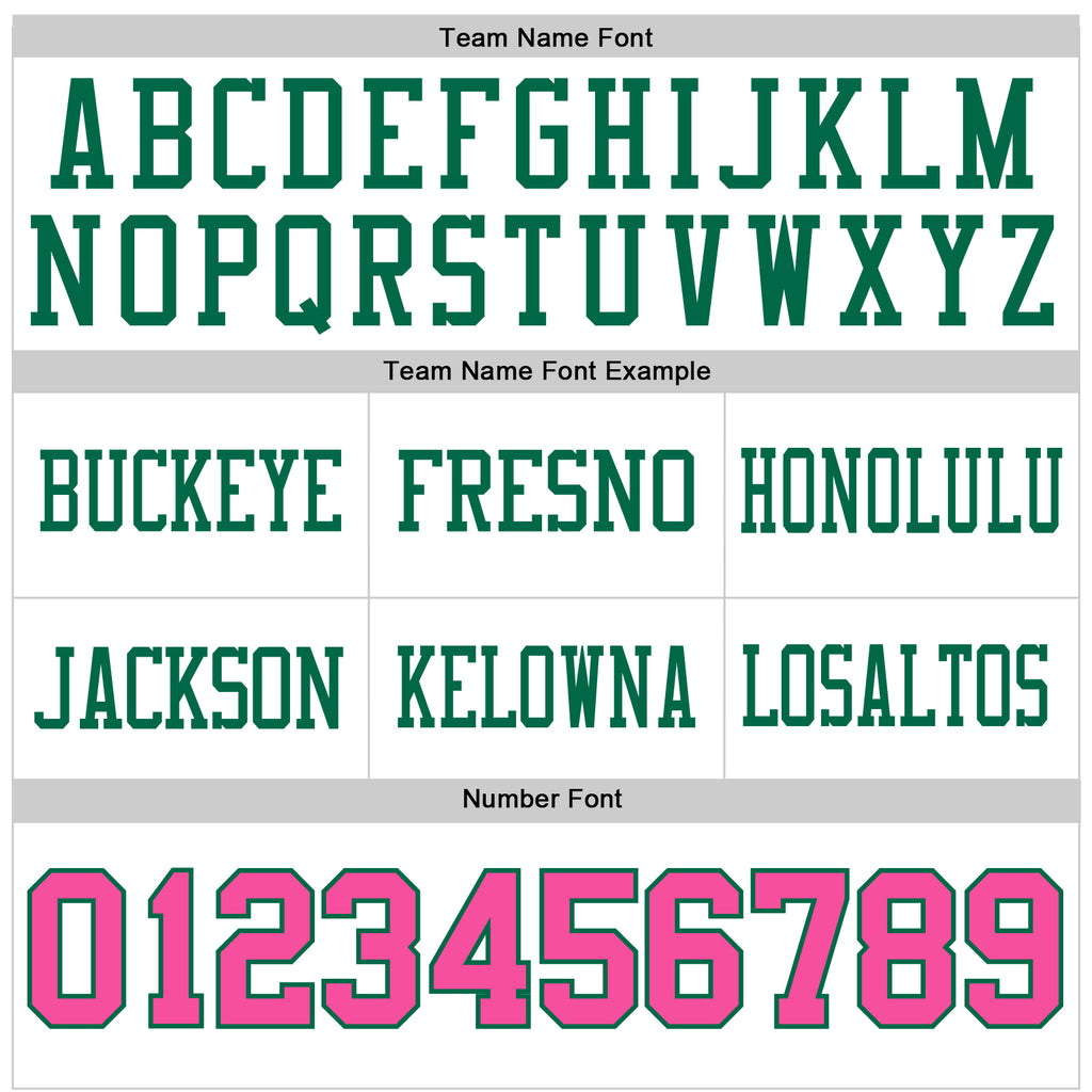 Custom White Pink-Kelly Green Mesh Authentic Football Jersey