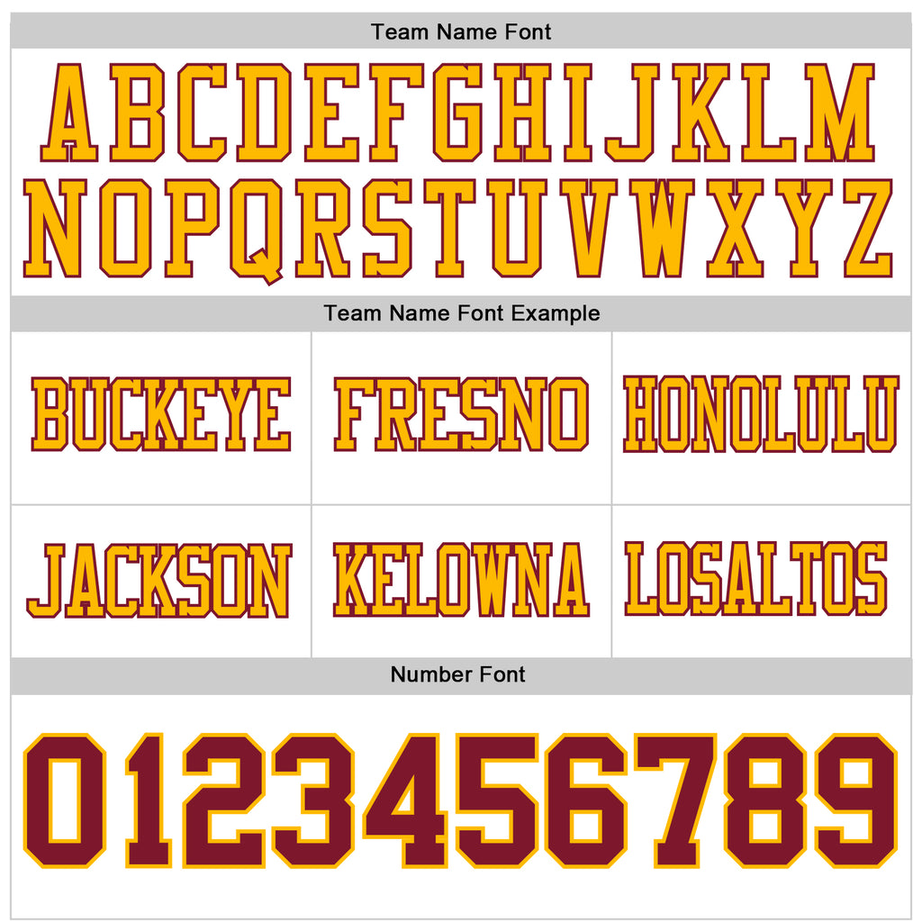 Custom White Crimson-Gold Mesh Authentic Football Jersey