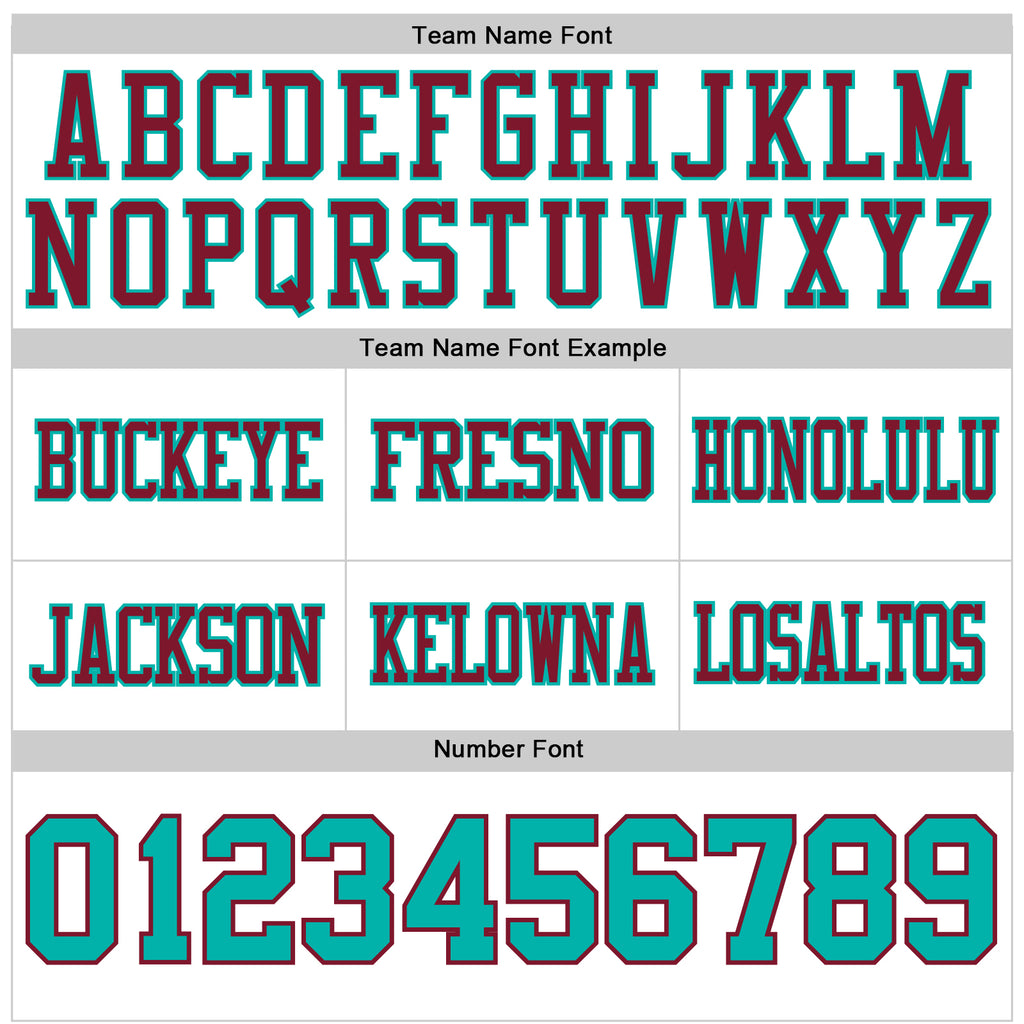 Custom White Aqua-Crimson Mesh Authentic Football Jersey