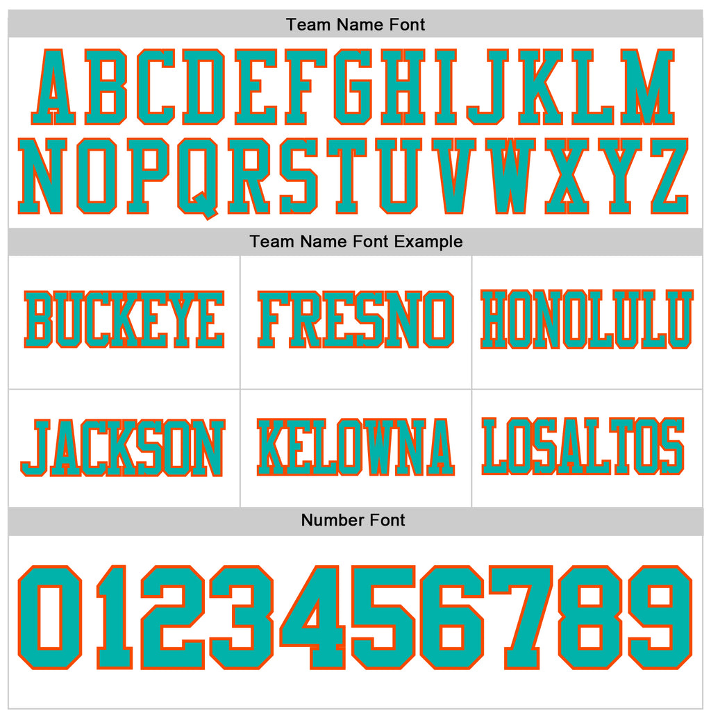 Custom White Aqua-Orange Mesh Authentic Football Jersey