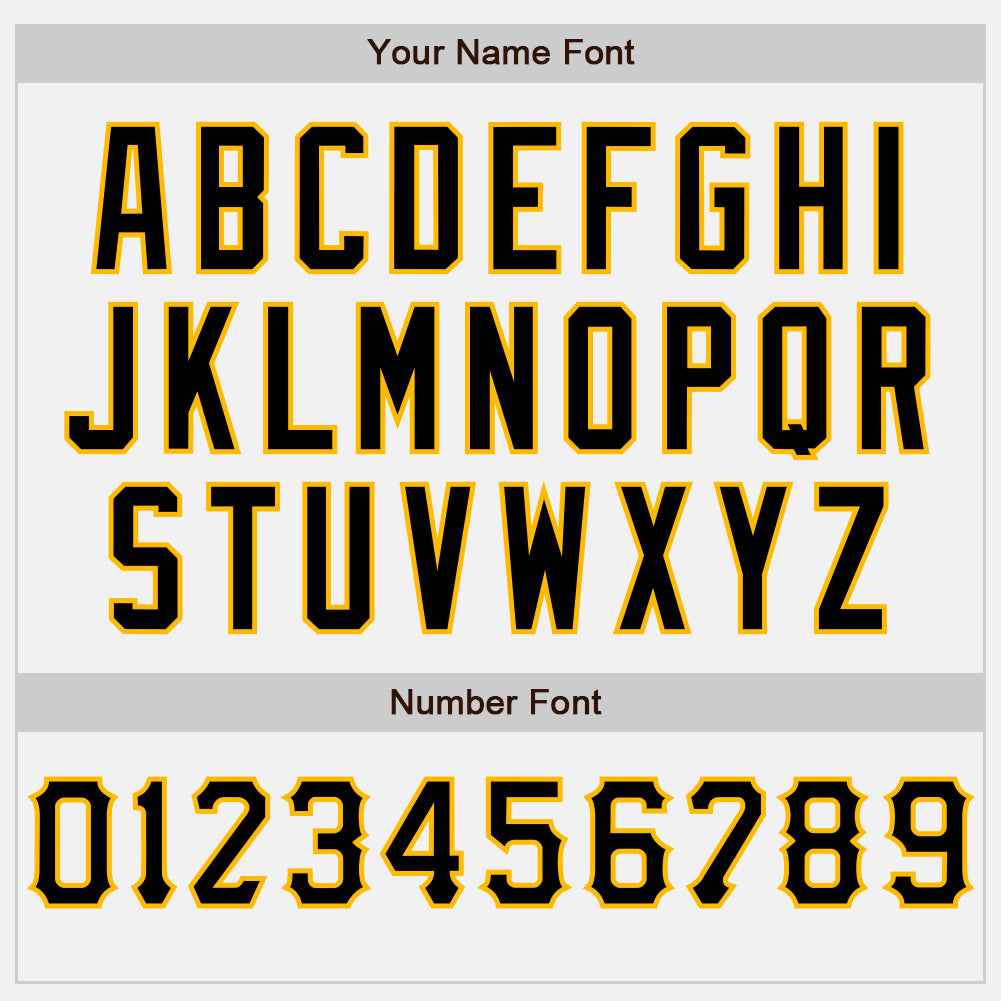 Custom Stitched White Black-Gold Baseball Pullover Sweatshirt Hoodie