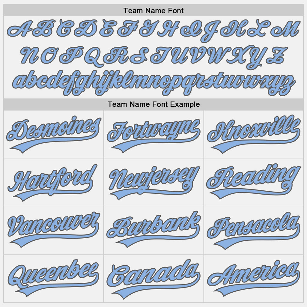 Custom Stitched White Light Blue-Steel Gray Baseball Pullover Sweatshirt Hoodie