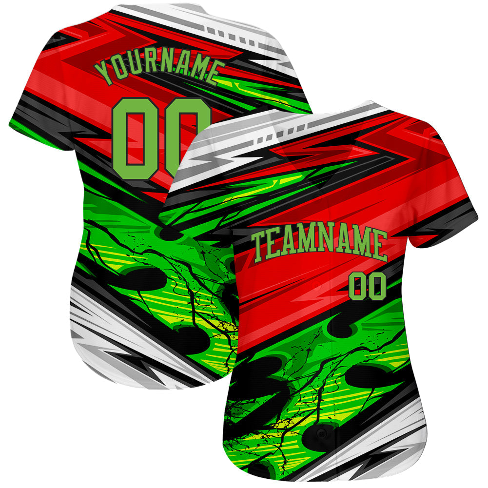 Custom 3D pattern design abstract pattern for sport team authentic baseball jersey with free shipping0