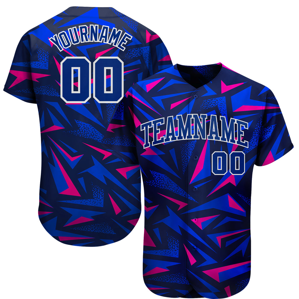 Custom 3D Pattern Design Authentic Baseball Jersey for Music Festival with Free Shipping2
