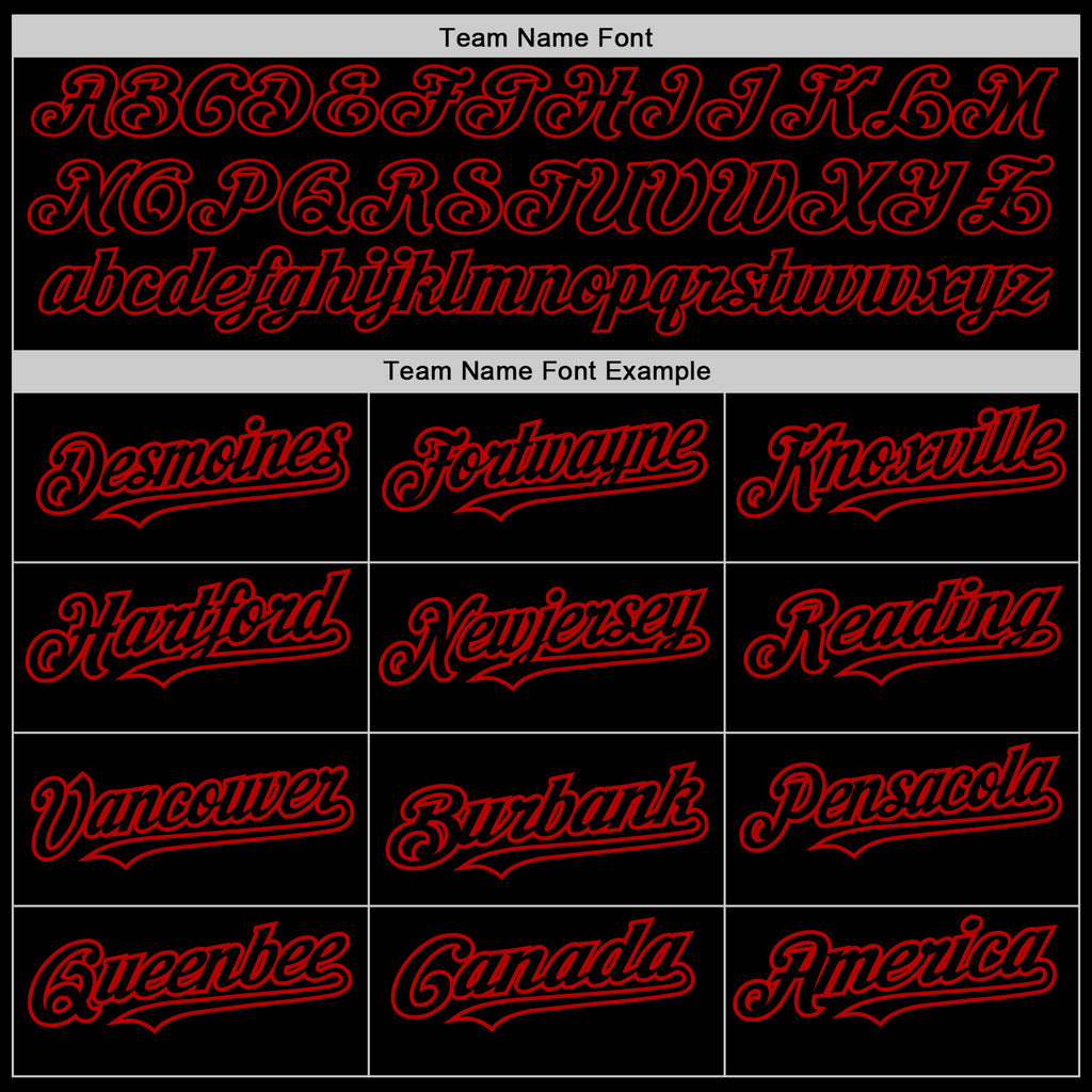 Custom Black Red 3D Pattern Design Abstract Splatter Grunge Art Authentic Baseball Jersey