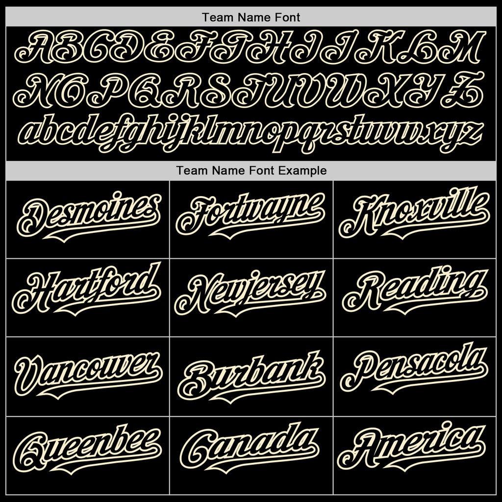 Custom Black Cream 3D Pattern Design Abstract Splatter Grunge Art Authentic Baseball Jersey