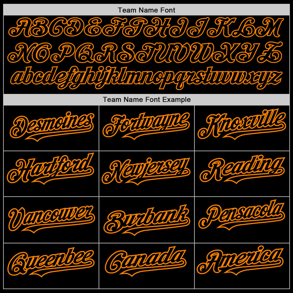 Custom Black Bay Orange 3D Pattern Design Abstract Splatter Grunge Art Authentic Baseball Jersey