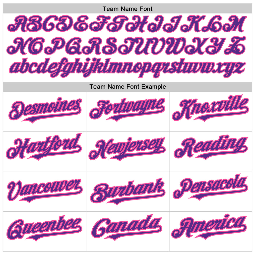 Custom White Purple-Pink 3D Pattern Design Abstract Splash Authentic Baseball Jersey