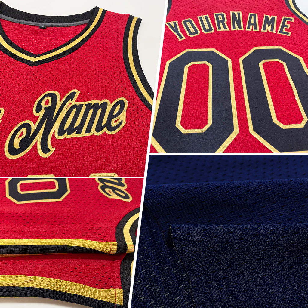 Custom Navy White-Pink Authentic Throwback Basketball Jersey