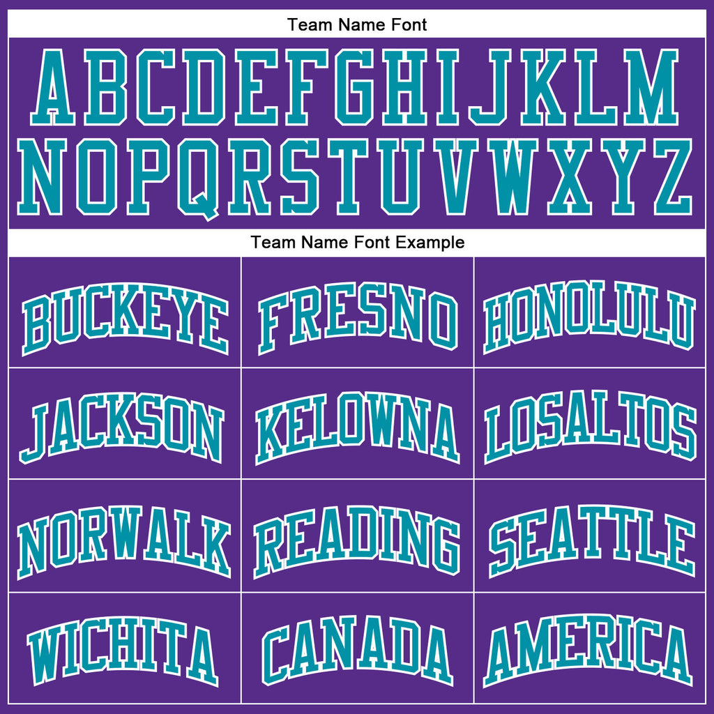 Custom Purple Teal-White Authentic Throwback Basketball Jersey